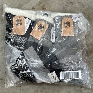 Muk Luks women's Socks 3 pairs NIB